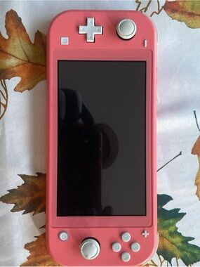 Nintendo Switch Lite Pink and White Handheld Console